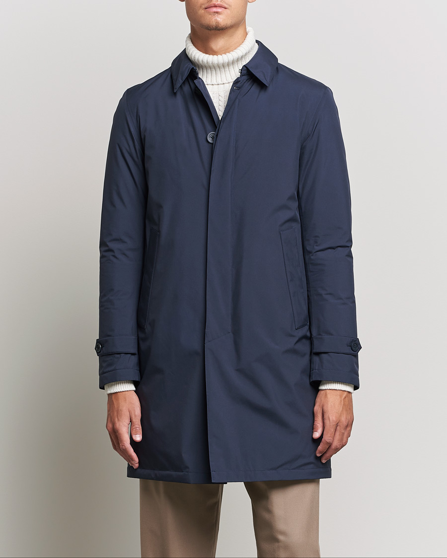 Herre | Jakker | Herno | Laminar Goretex Nylon Coat Navy