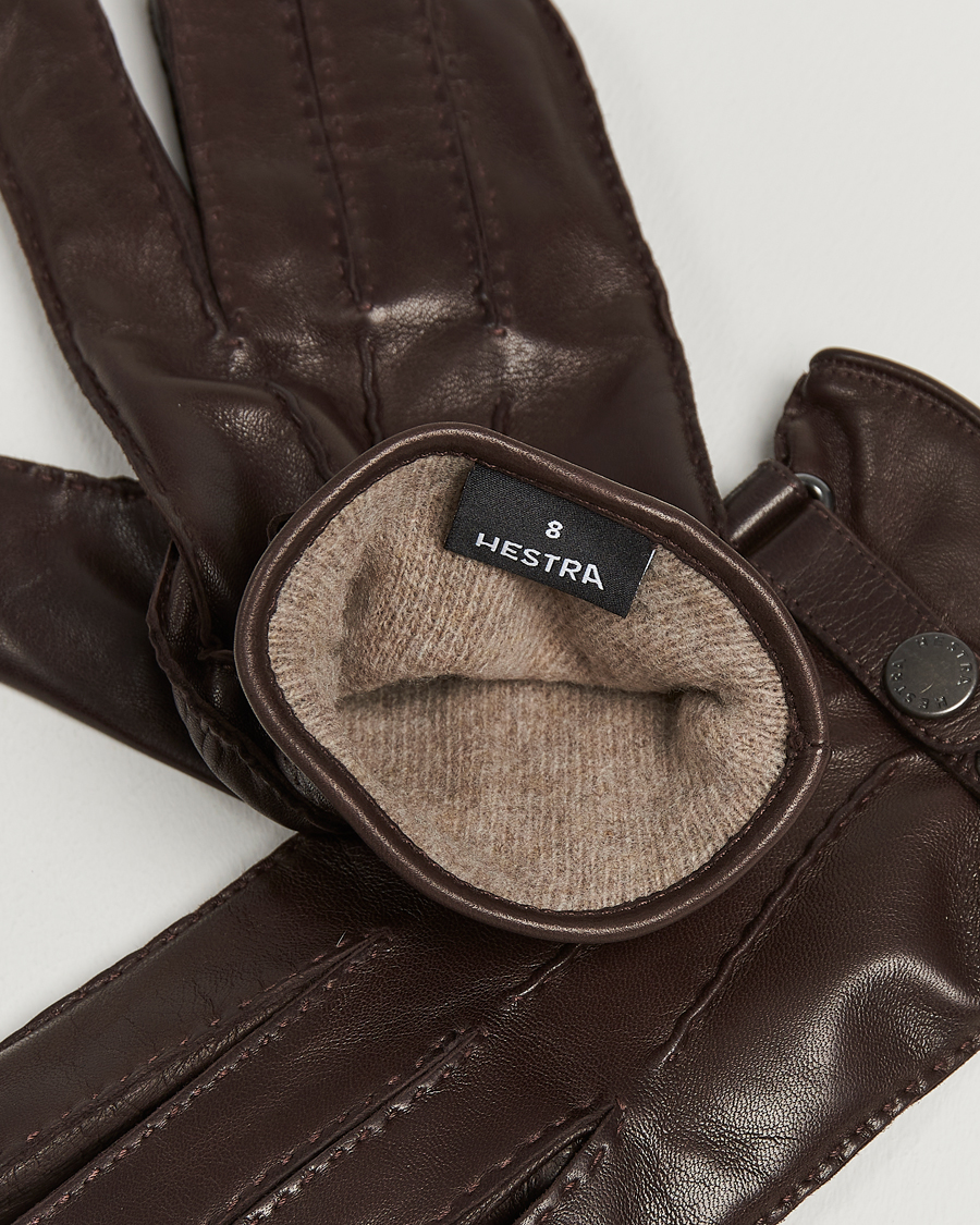 Herre | Avdelinger | Hestra | Jake Wool Lined Buckle Glove Espresso