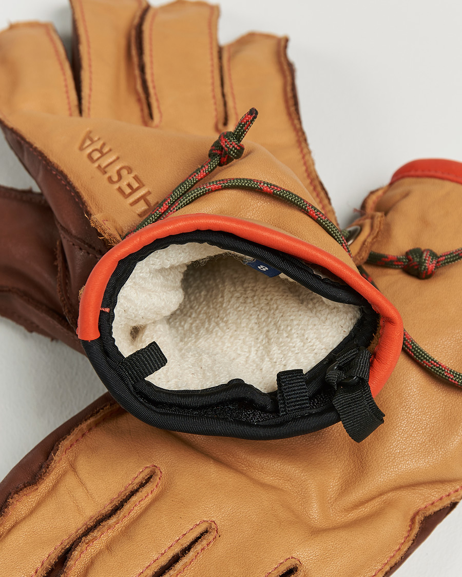 Herre | Gaver | Hestra | Wakayama Leather Ski Glove Cognac/Brown