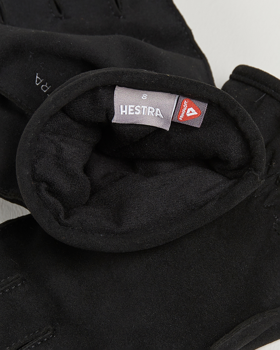 Herre |  | Hestra | Viljar Vegan Nubuck Glove Black