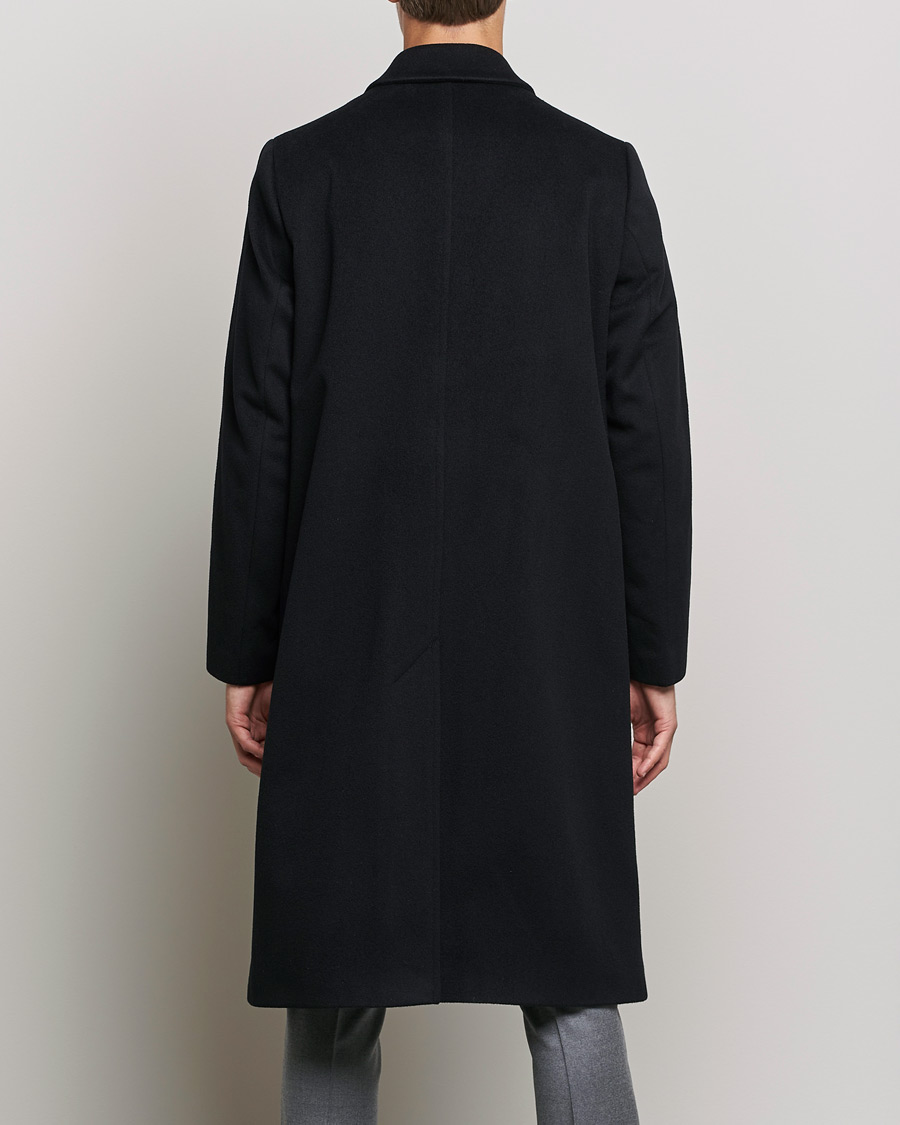 Herre | Jakker | J.Lindeberg | Burke Wool/Cashmere Coat Black