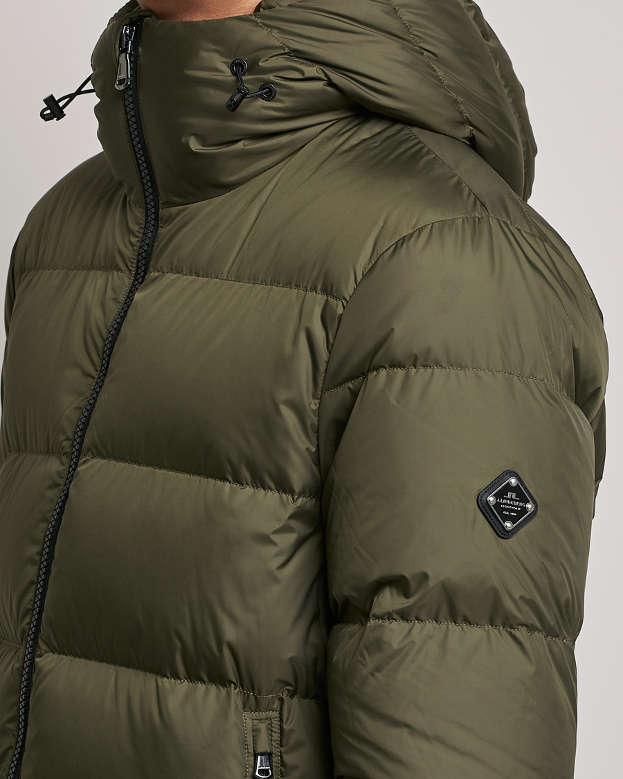 Herre | Jakker | J.Lindeberg | Barrel Down Jacket Forest Green