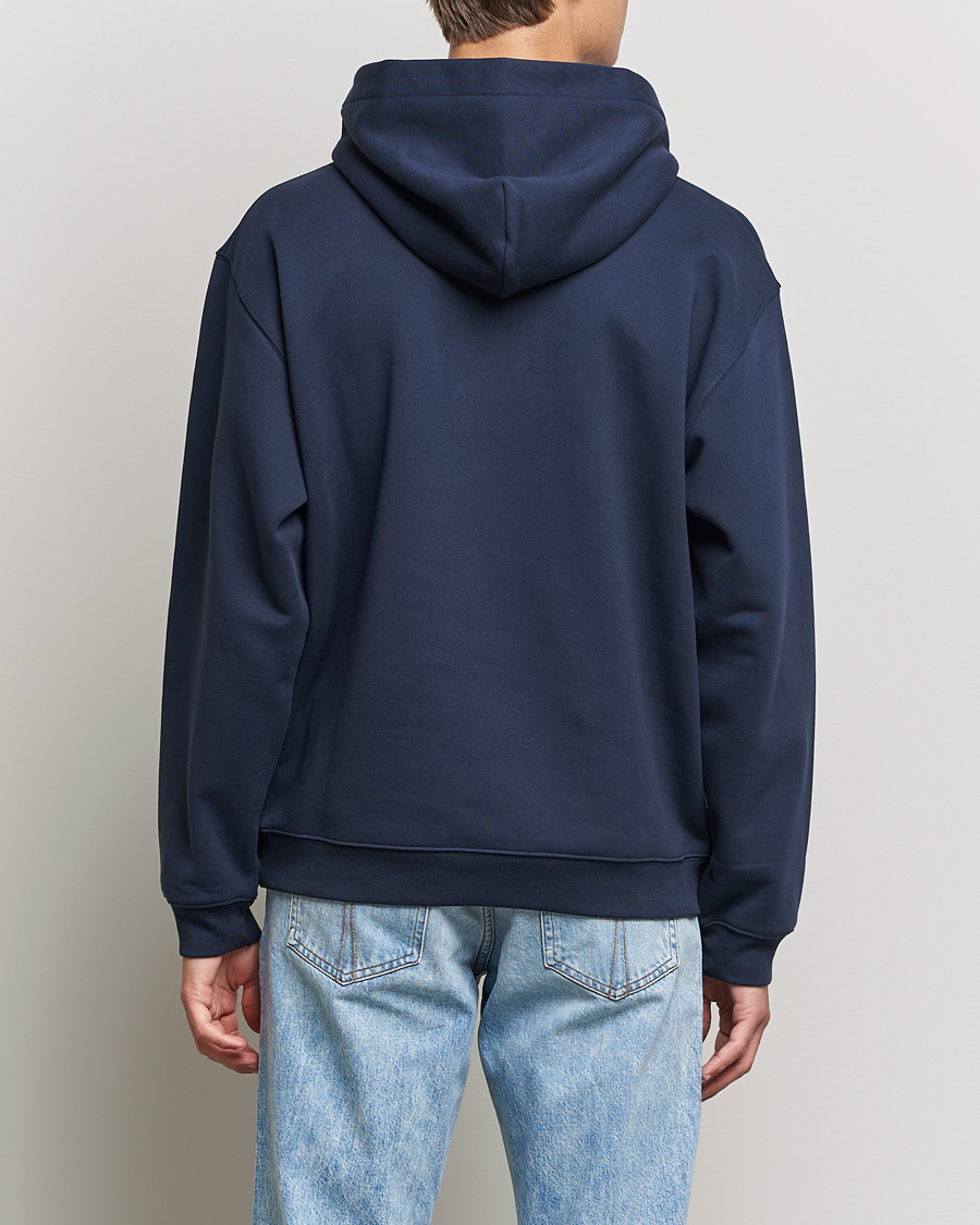 Herre | Gensere | J.Lindeberg | Kyzer Logo Hoodie Navy