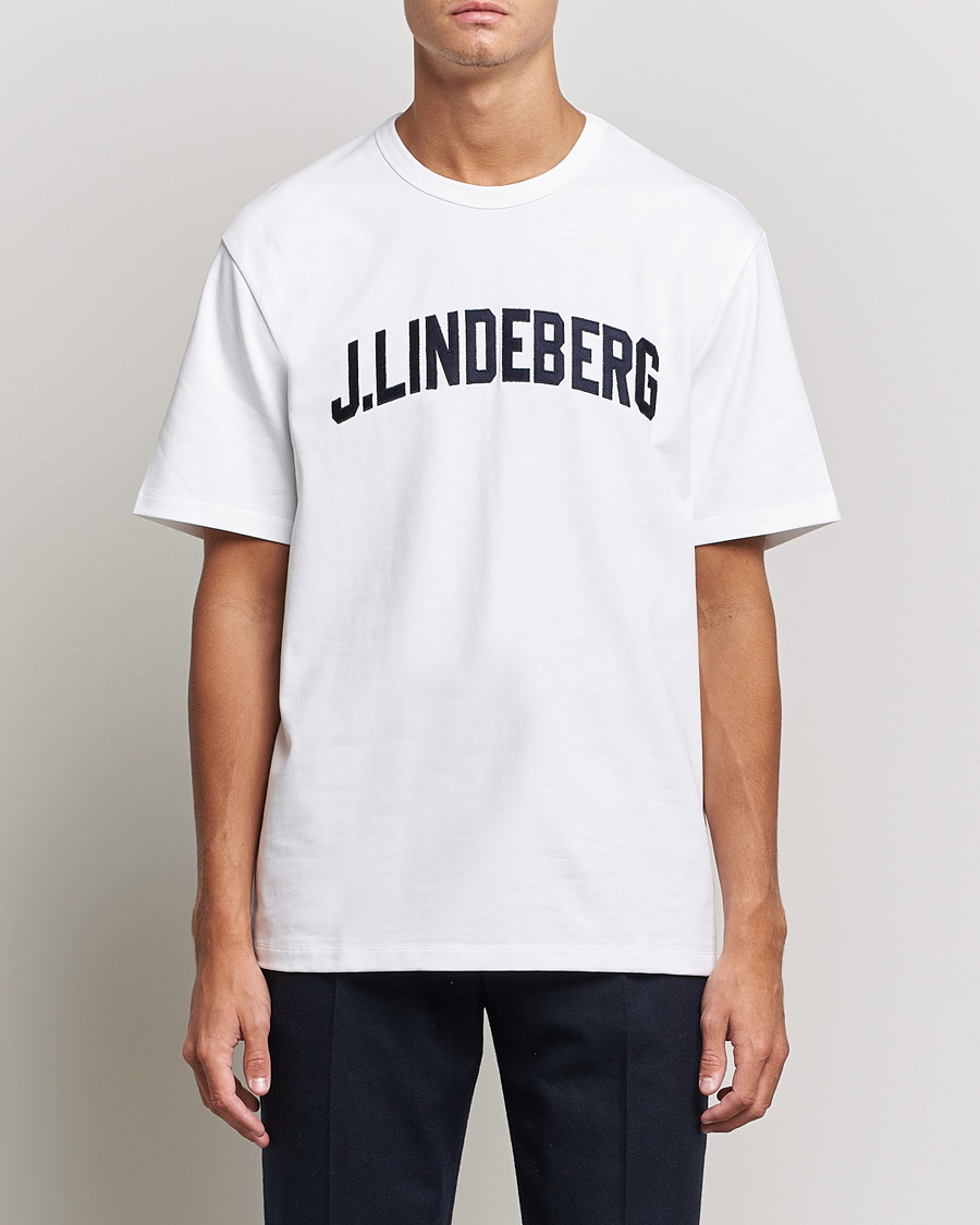 Herre |  | J.Lindeberg | Camilo Logo T-Shirt White