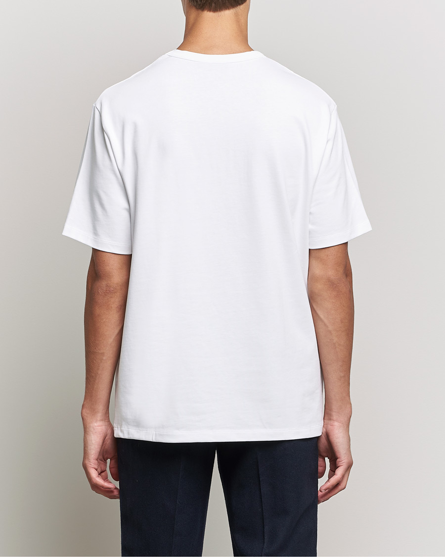 Herre | T-Shirts | J.Lindeberg | Camilo Logo T-Shirt White