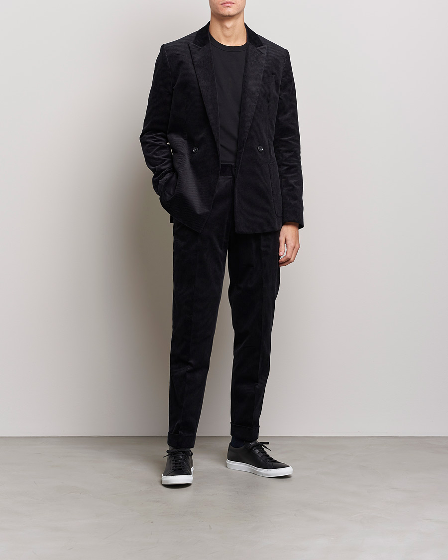 Herre | Dressjakker | J.Lindeberg | Dries Corduroy Blazer Black