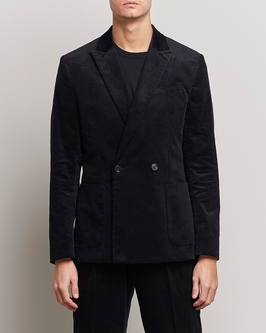 Herre | Dressjakker | J.Lindeberg | Dries Corduroy Blazer Black