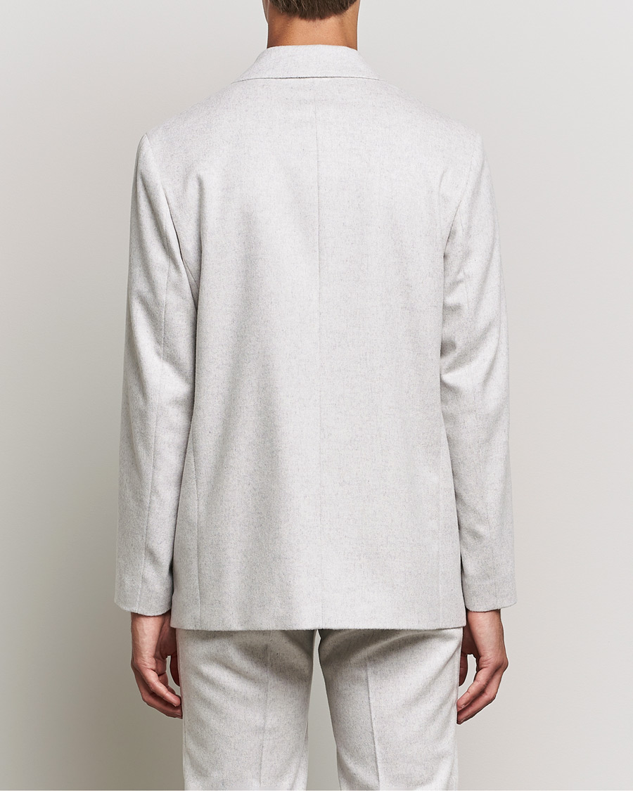 Herre | Dressjakker | J.Lindeberg | David Carded Wool Flannel DB Blazer Micro Chip