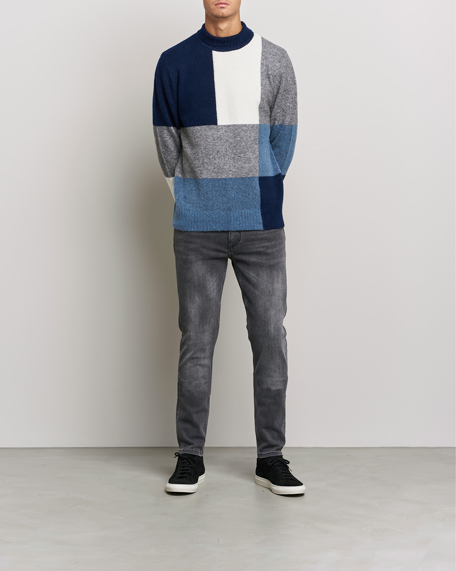 Herre | Jeans | J.Lindeberg | Jay Slate Stretched Washed Jeans Grantie