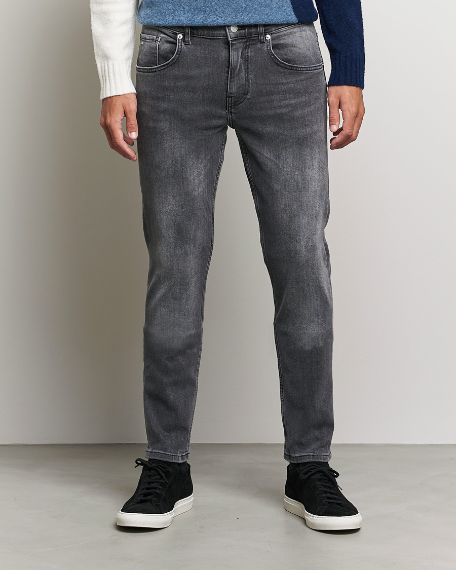 Herre | Jeans | J.Lindeberg | Jay Slate Stretched Washed Jeans Grantie