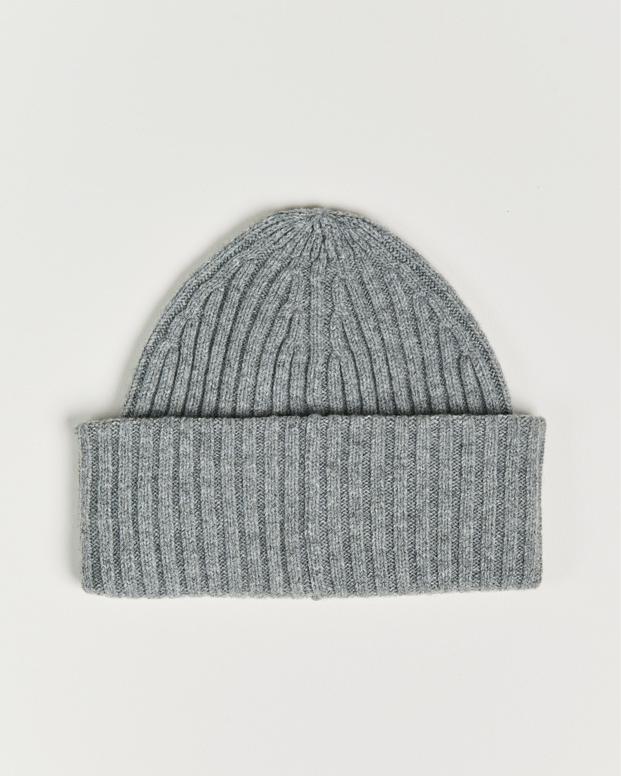 Herre | J.Lindeberg Jive Wool Beanie Grey Melange | J.Lindeberg | Jive Wool Beanie Grey Melange