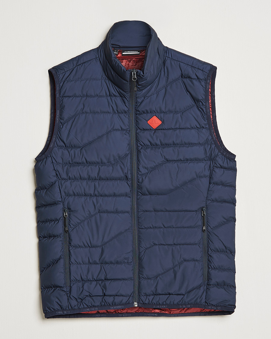 Herre | Jakker | J.Lindeberg | Cliff Light Down Vest Navy
