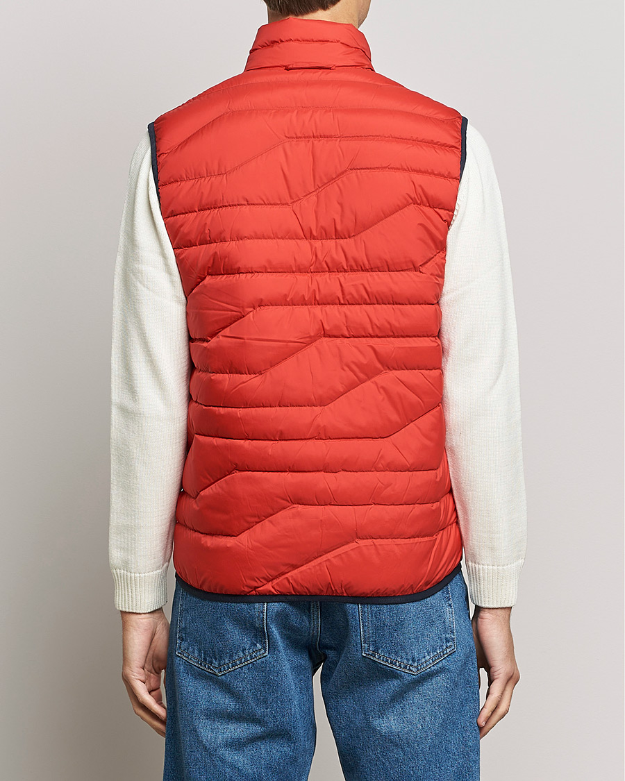 Herre | Jakker | J.Lindeberg | Cliff Light Down Vest Barbados Cherry