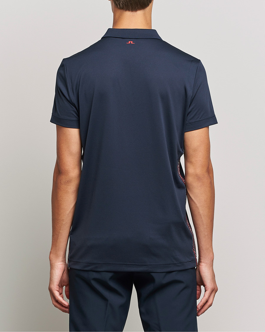 Herre | Pikéer | J.Lindeberg | Diamond Regular Fit Polo Navy