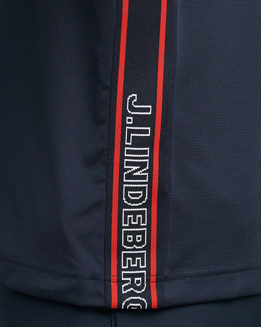 Herre | Pikéer | J.Lindeberg | Diamond Regular Fit Polo Navy