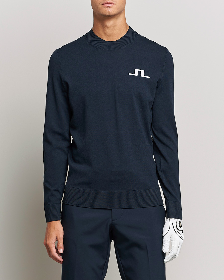 Herre | Gensere | J.Lindeberg | Gus Knitted Golf Sweater Navy