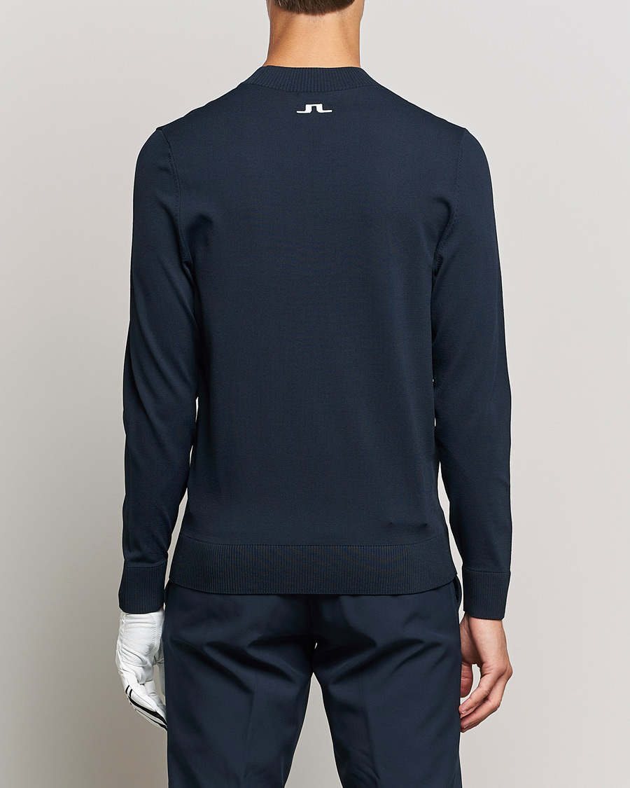 Herre | Gensere | J.Lindeberg | Gus Knitted Golf Sweater Navy