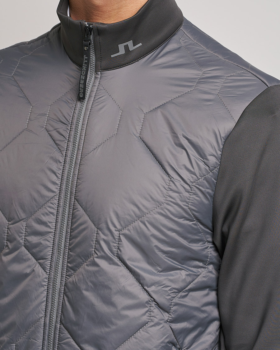Herre | Jakker | J.Lindeberg | Quilted Hybrid Jacket Gargoyle