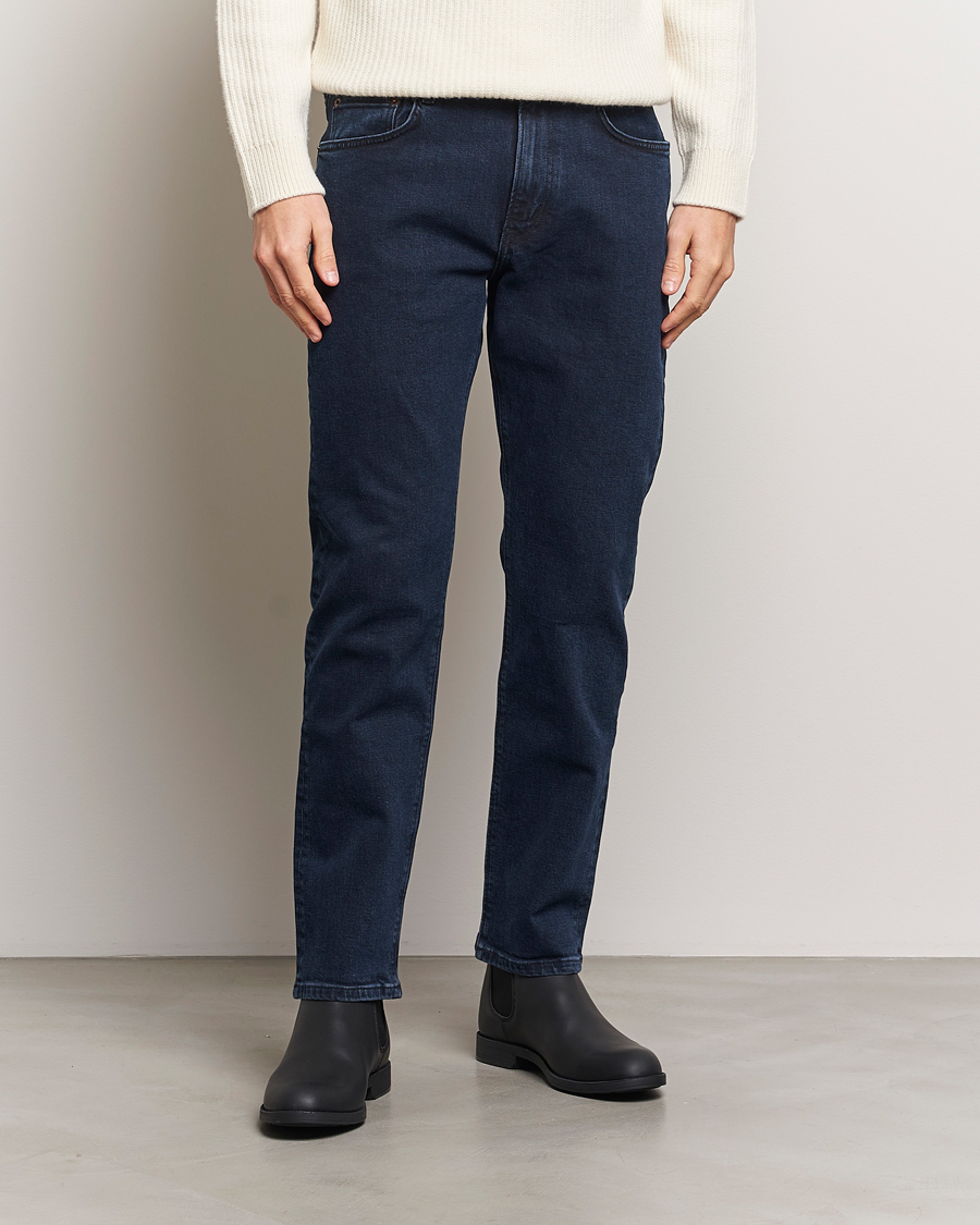 Herre | Tapered fit | Jeanerica | TM005 Tapered Jeans Blue Black