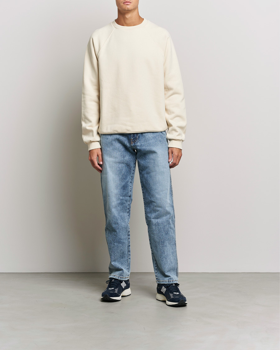 Herre | Gensere | Jeanerica | Arc Raglan Sweater Shortbread Beige