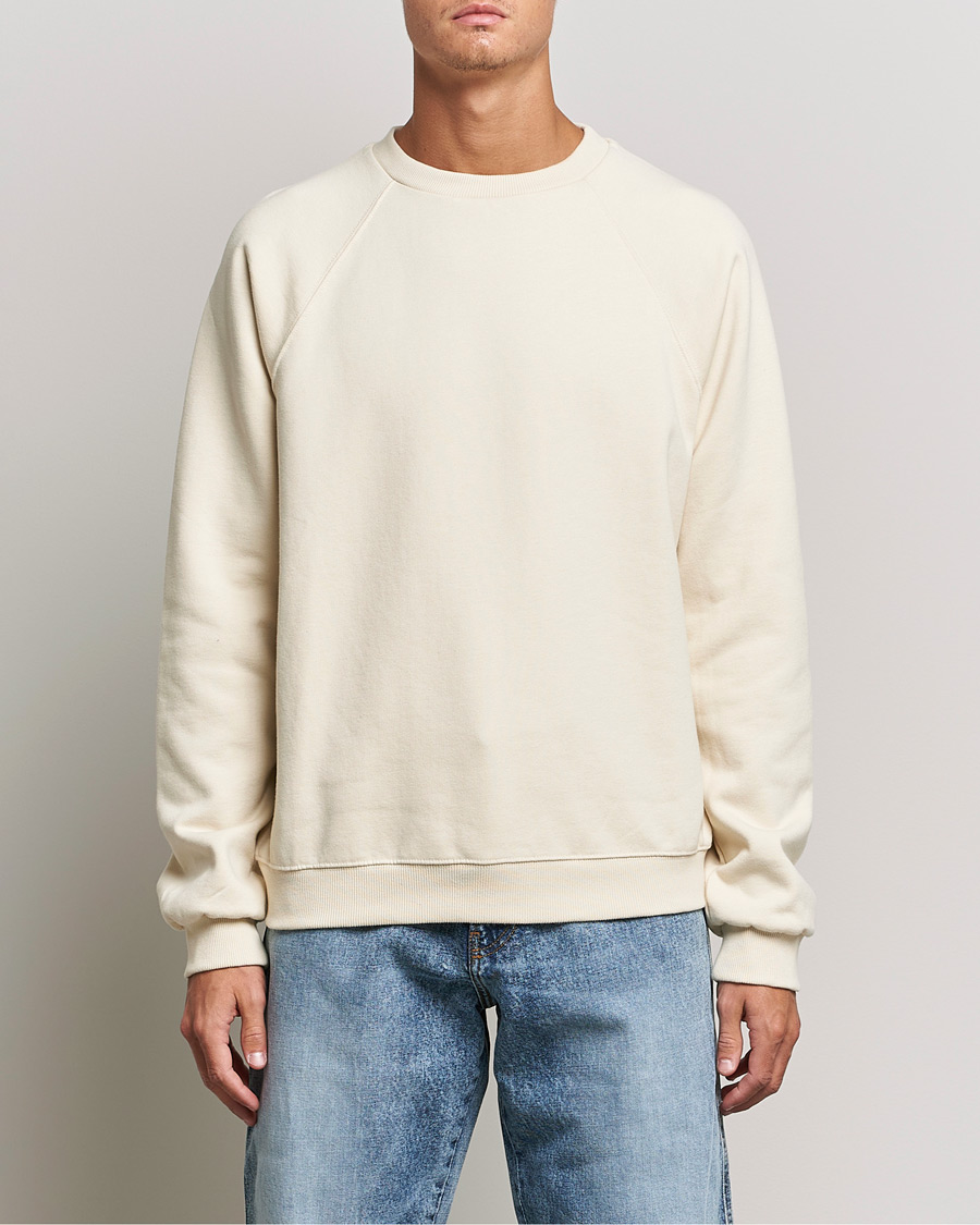 Herre | Gensere | Jeanerica | Arc Raglan Sweater Shortbread Beige