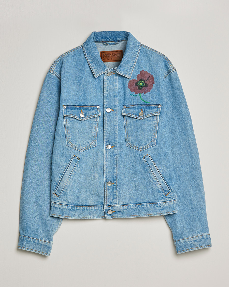 Herre | Jakker | KENZO | Trucker Denim Jacket Sky Blue