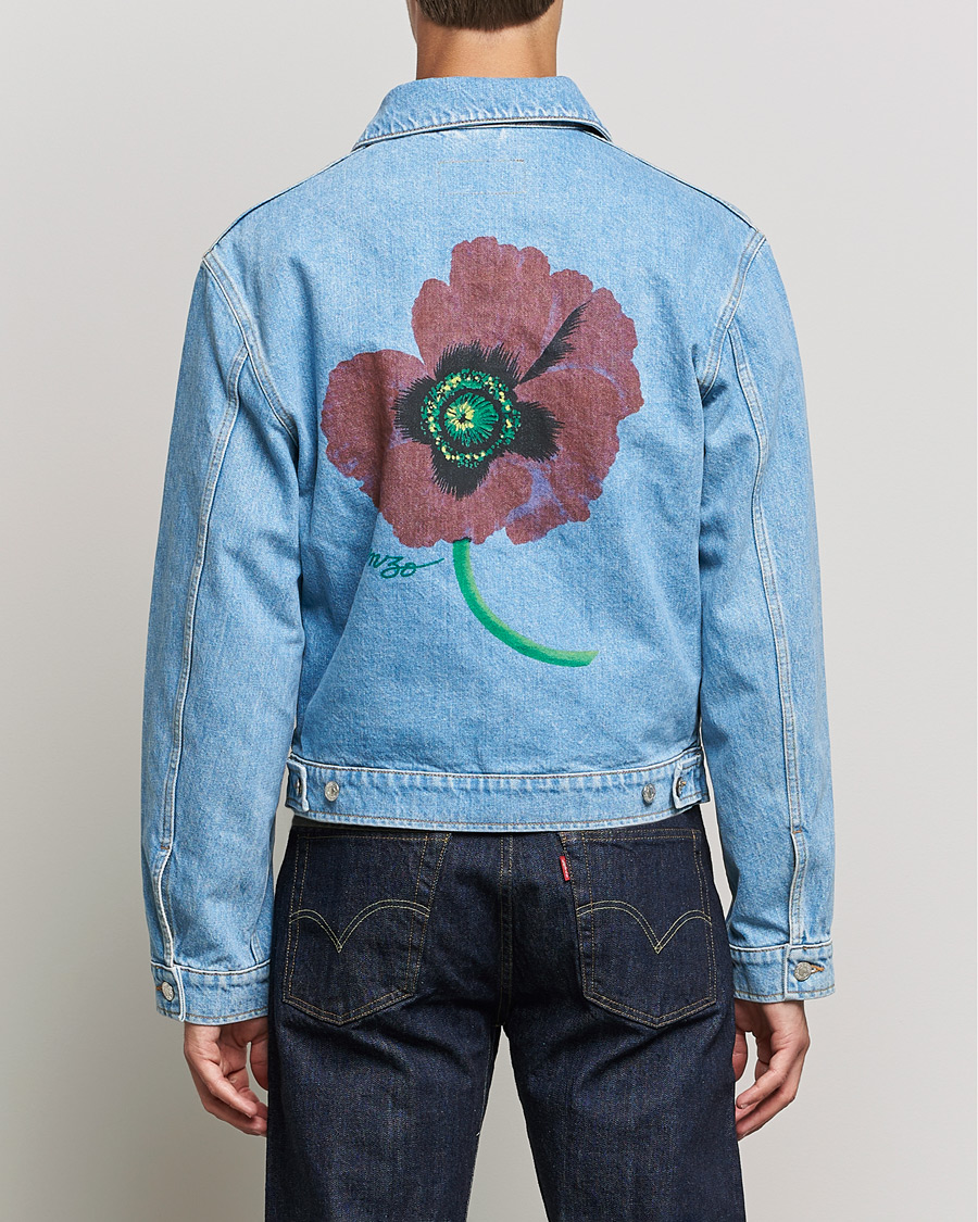 Herre | Jakker | KENZO | Trucker Denim Jacket Sky Blue