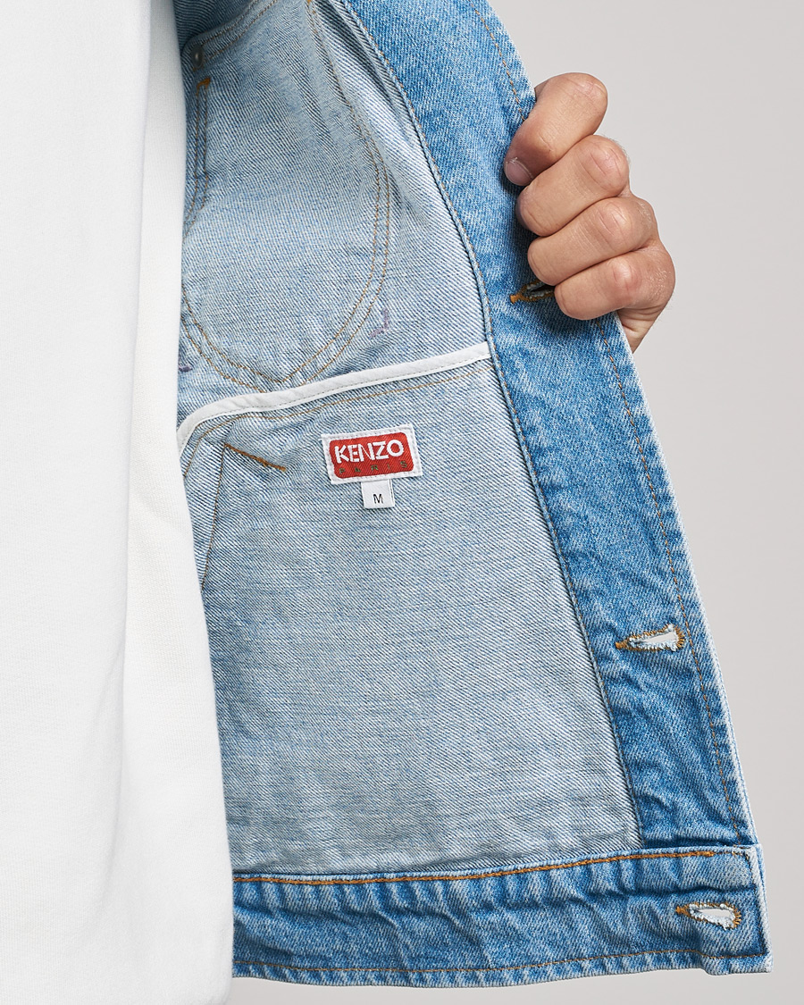Herre | Jakker | KENZO | Trucker Denim Jacket Sky Blue