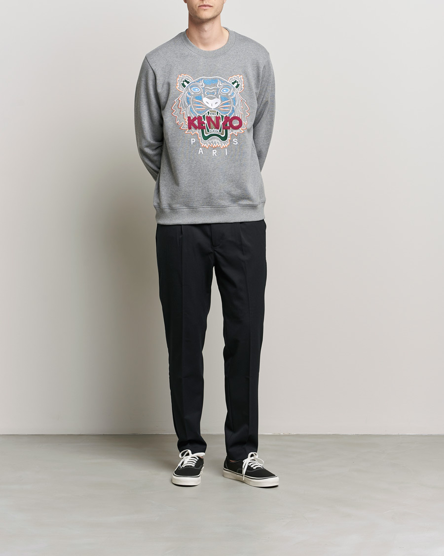 Herre | Gensere | KENZO | Icon Tiger Sweatshirt Grey