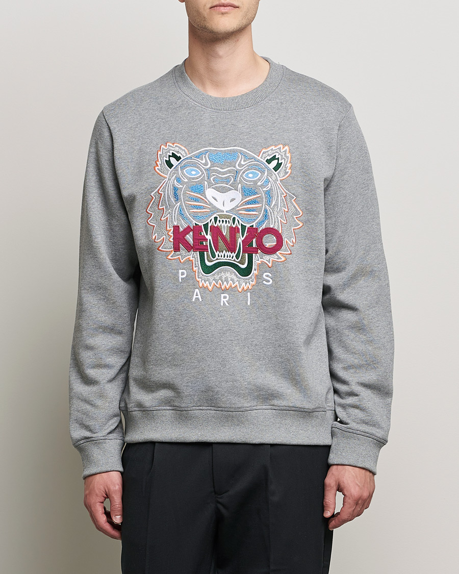 Herre | Gensere | KENZO | Icon Tiger Sweatshirt Grey