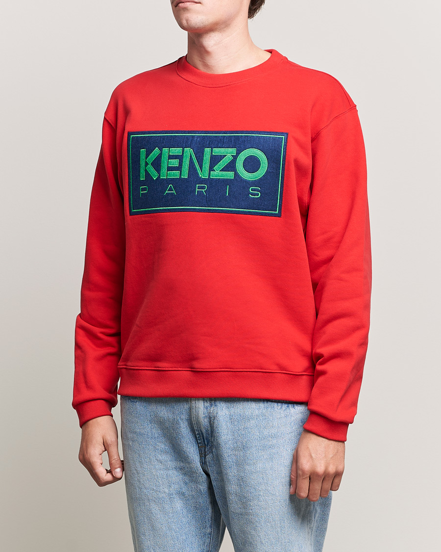 Herre | KENZO | KENZO | Paris Classic Crew Neck Sweatshirt Medium Red