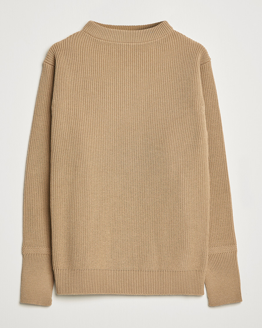 Herre | Gensere | Andersen-Andersen | Sailor Wool Crewneck Camel