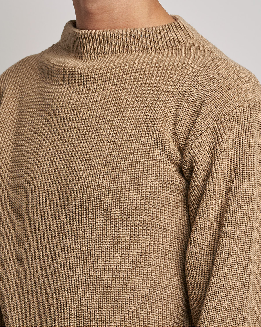 Herre | Gensere | Andersen-Andersen | Sailor Wool Crewneck Camel