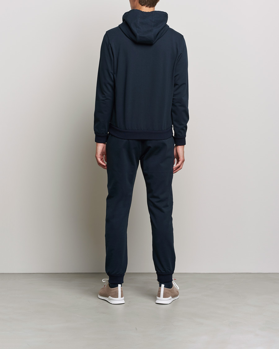 Herre | Gensere | Kiton | Cotton Blend Track Suit Navy