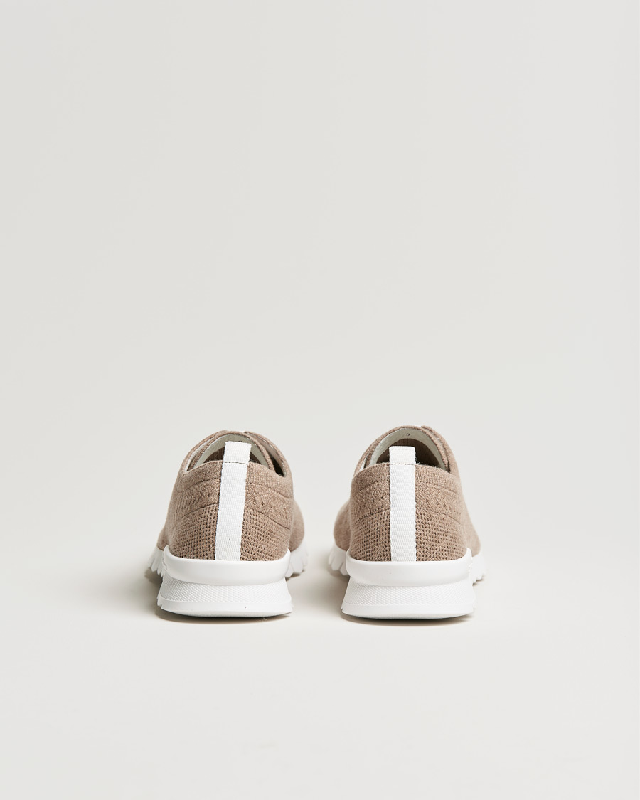 Herre | Kiton Cashmere Mesh Running Sneakers Beige | Kiton | Cashmere Mesh Running Sneakers Beige