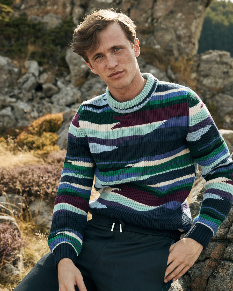 Herre | Gensere | Missoni | Macro Fiammato Sweater Multi