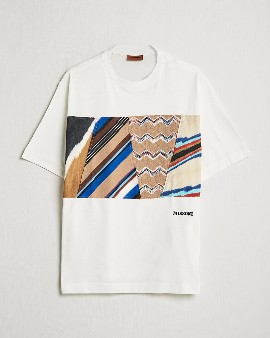 Herre | T-Shirts | Missoni | Patchwork T-Shirt White