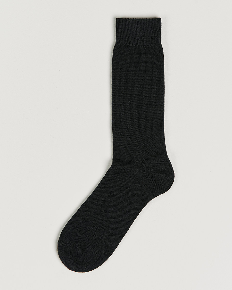 Herre | Undertøy | Bresciani | Pure Cashmere Socks Black
