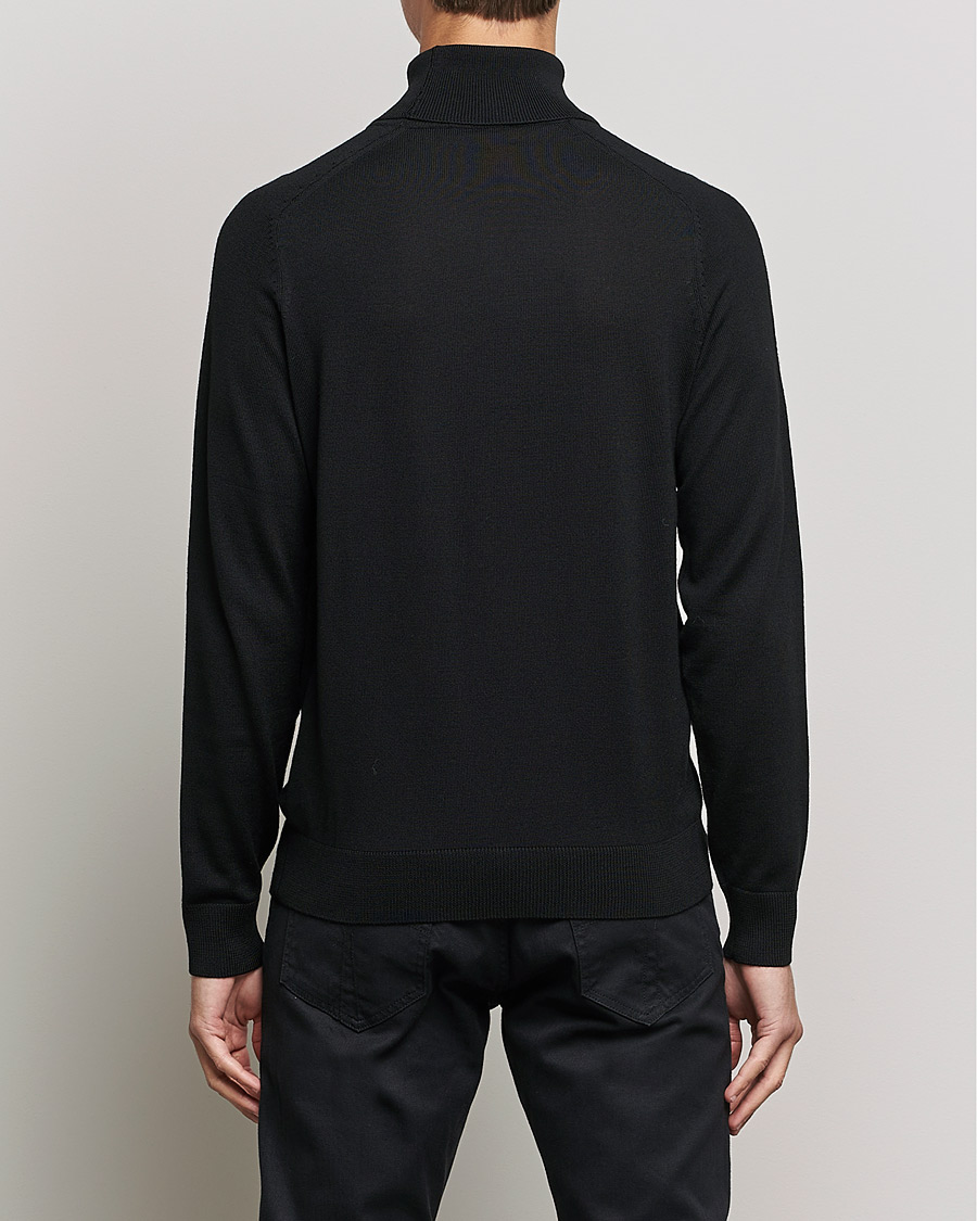 Herre | Gensere | Morris | Merino Rollneck Black