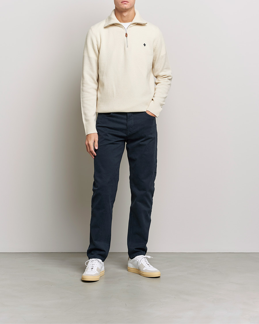 Herre | Bukser | Morris | James Brushed Chinos Navy