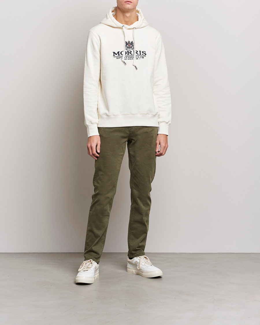 Herre | Bukser | Morris | James Brushed Chinos Olive