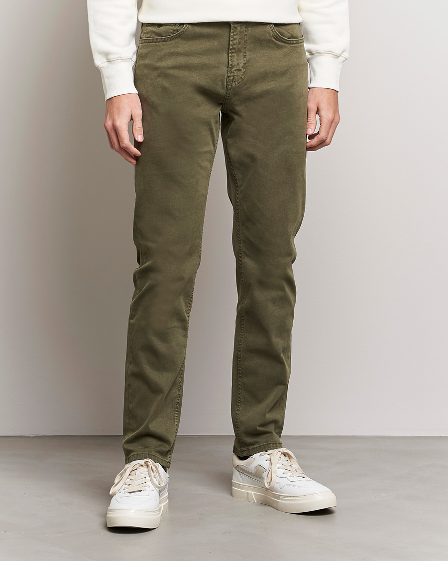 Herre | Salg klær | Morris | James Brushed Chinos Olive