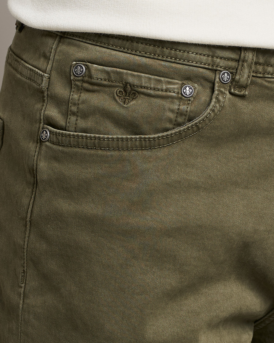 Herre | Bukser | Morris | James Brushed Chinos Olive