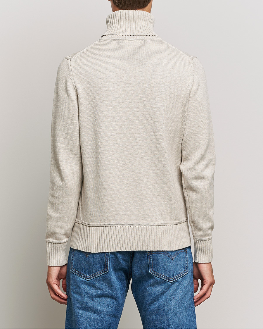 Herre | Gensere | Morris | Edmond Cable Rollneck Khaki