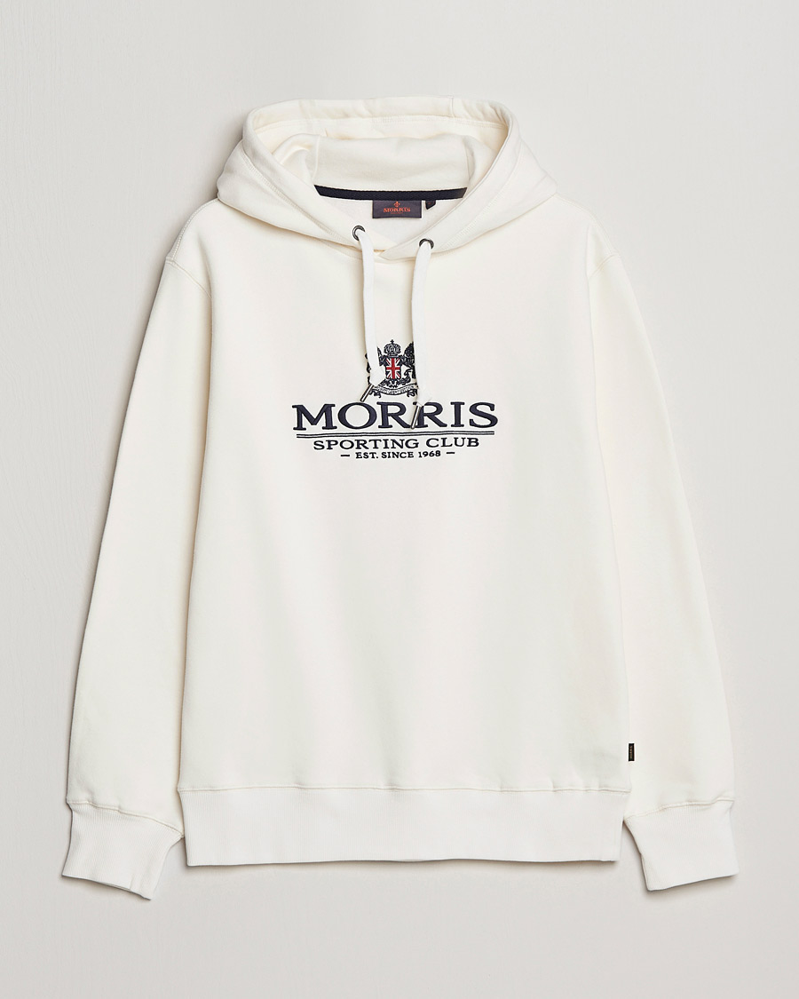 Herre | Gensere | Morris | Trevor Logo Hoodie Off White
