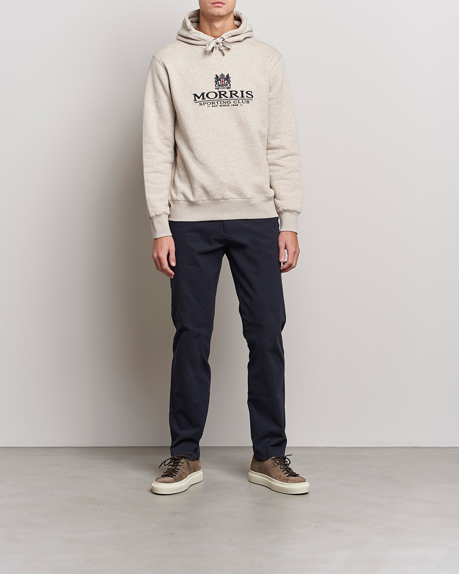 Herre | Gensere | Morris | Trevor Logo Hoodie Khaki