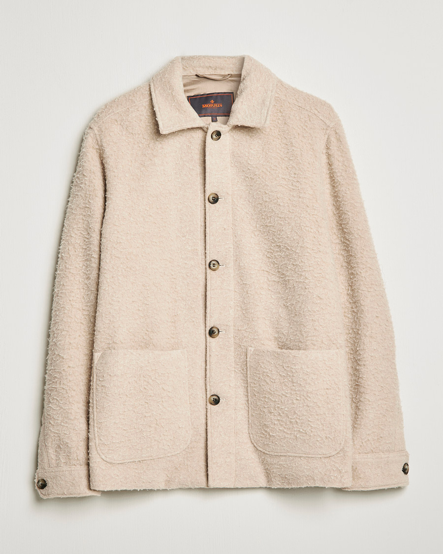 Herre | Jakker | Morris | Shaggy Shirt Jacket Beige