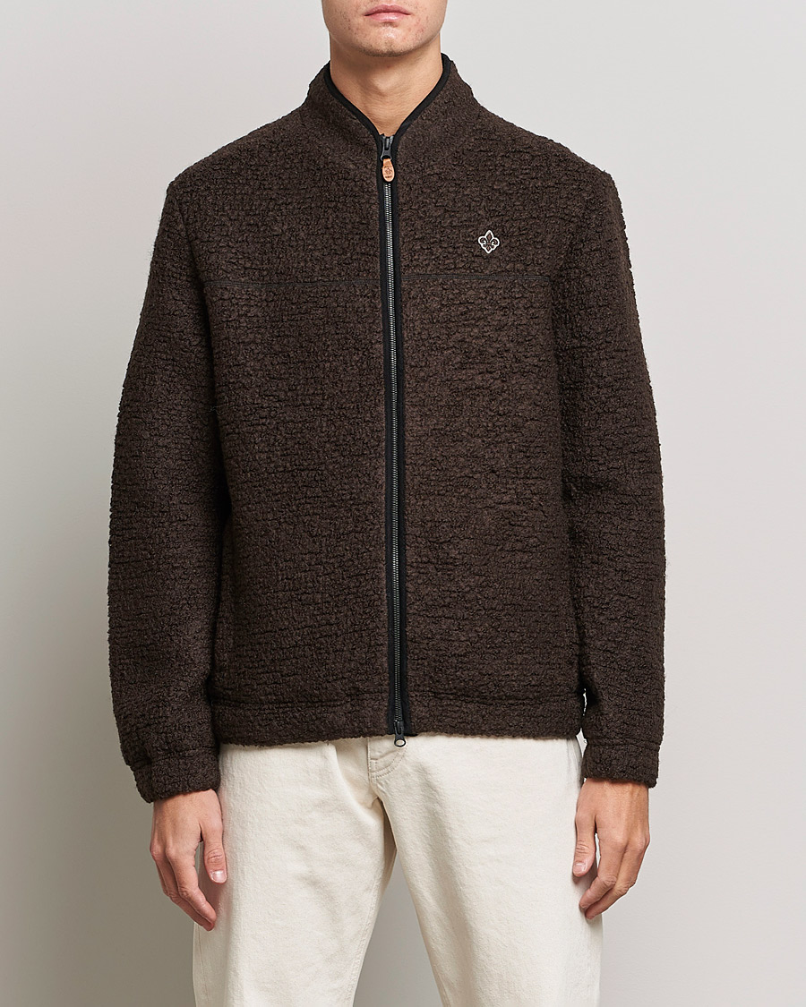 Herre | Gensere | Morris | Chadwick Pile Jacket Dark Brown