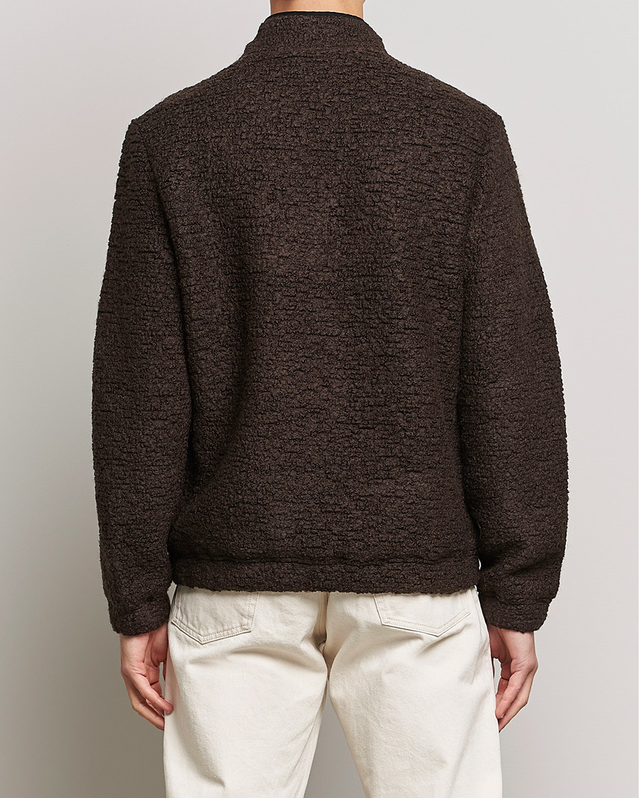 Herre | Gensere | Morris | Chadwick Pile Jacket Dark Brown