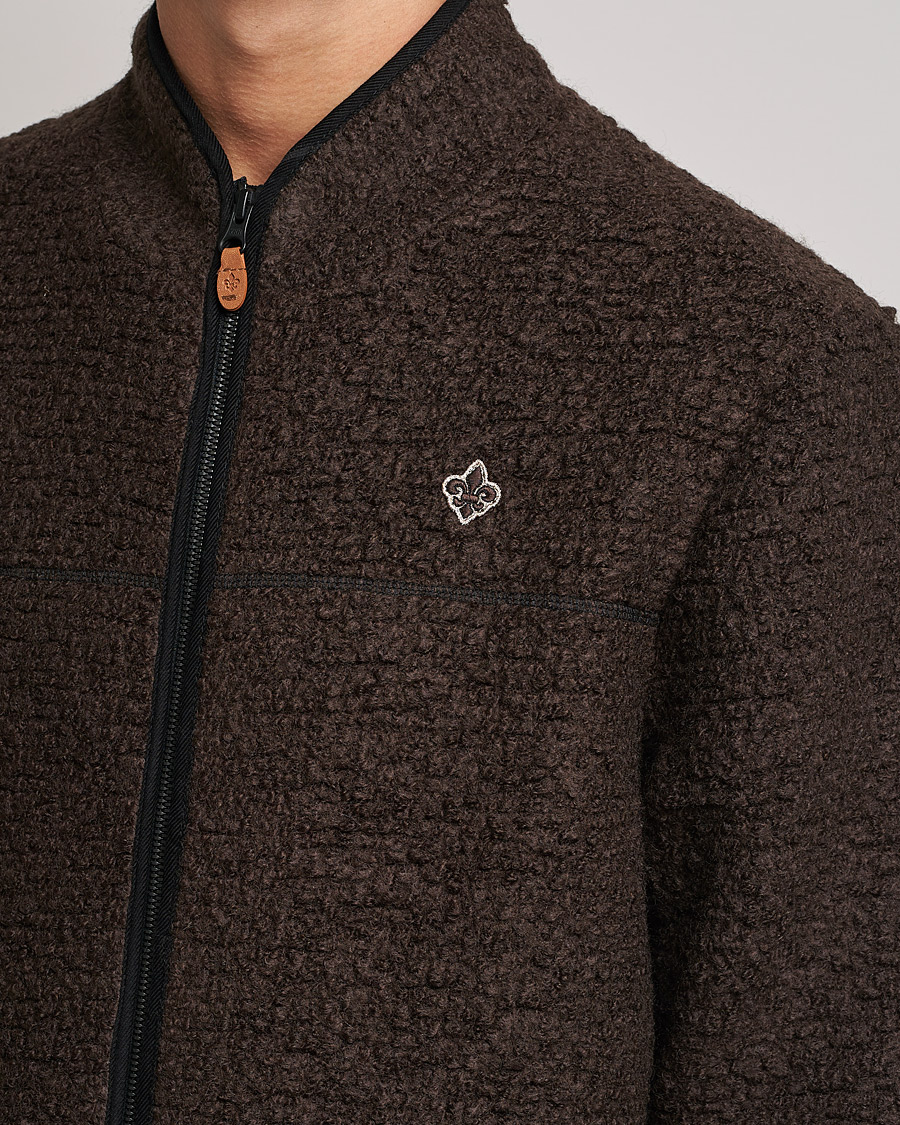 Herre | Gensere | Morris | Chadwick Pile Jacket Dark Brown